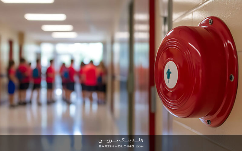 آتش نشانی مدرسه